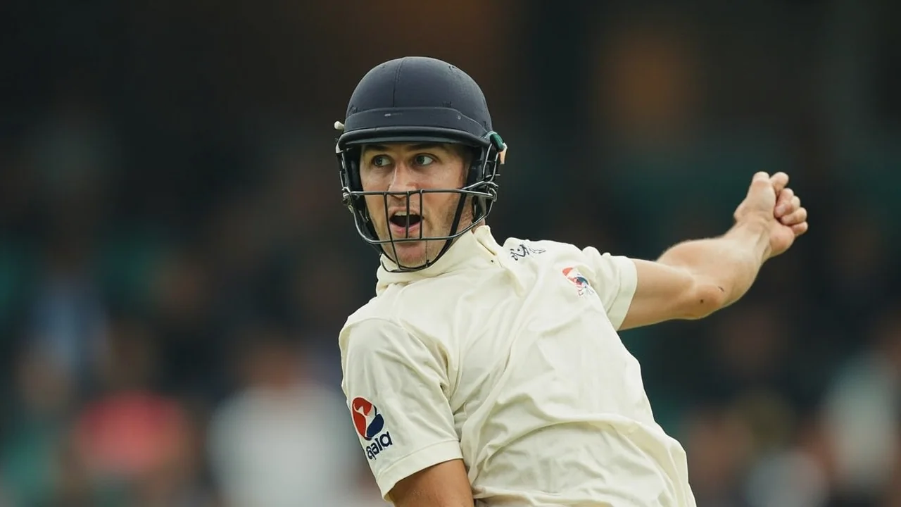 Jos Buttler and Harry Brook batting together during England's match-defining second-wicket partnership at Southampton