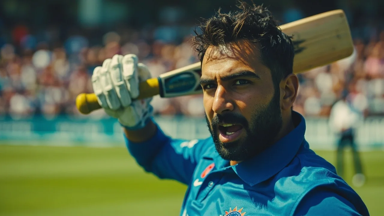 Rohit Sharma on the drive during his 138 in the third ODI at Lord&rsquo;s, the first ODI century by an Indian at the venue.