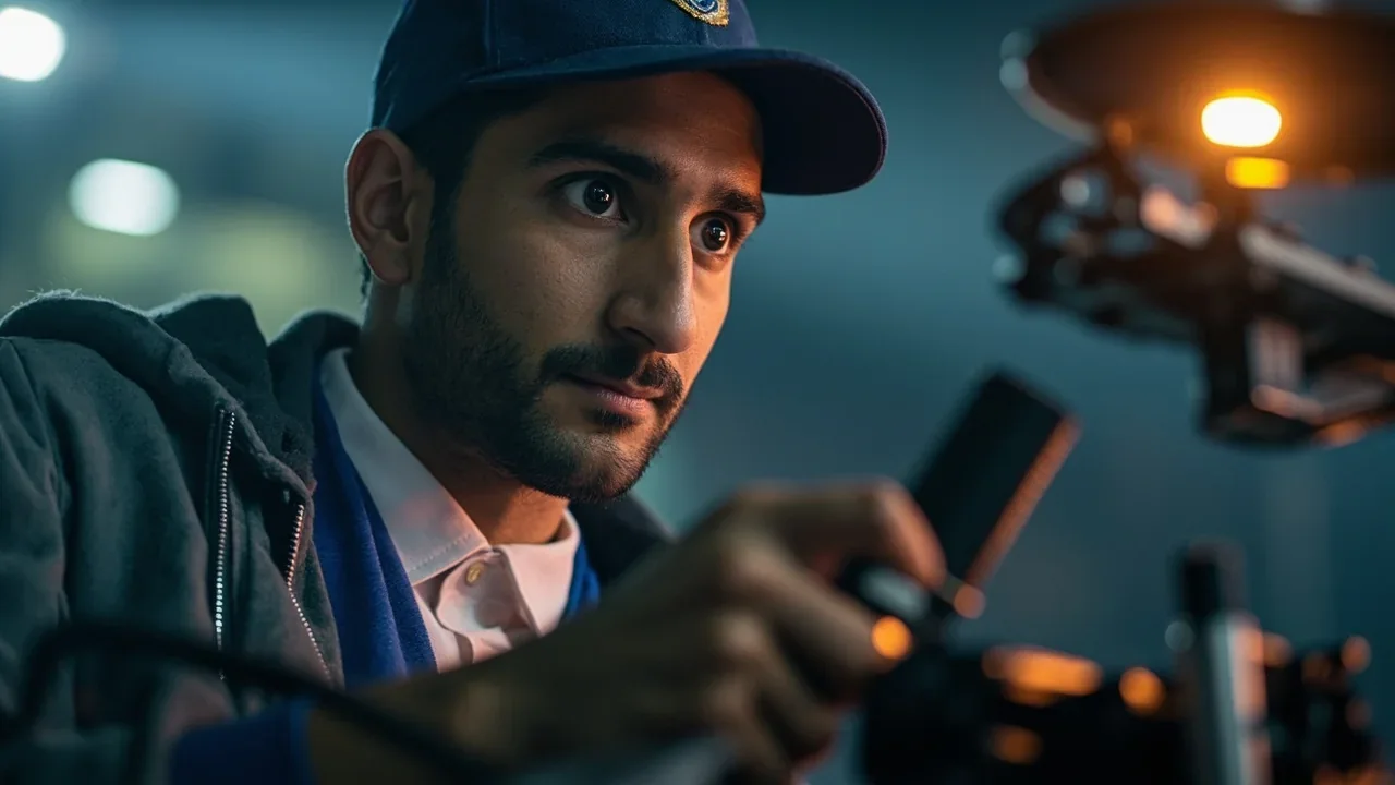 Medium-distance editorial frame of a captain in conversation with a bowler on the field, illustrating the leadership creditability Shreyas Iyer brought to the India T20I captaincy on 8 May 2026